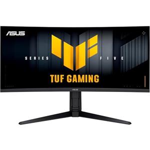 ASUS TUF Gaming VG34WQML5A, Monitor Gaming Curvo Serie 5 da 34" WQHD Fast-VA (3440 x 1440), 0,5ms Response Time, 250Hz(OC), AMD FreeSync Premium ed ELMB, DisplayWidget Center, Gaming AI, Nero