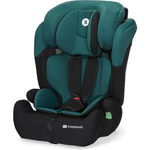 kk Kinderkraft Kinderkraft COMFORT UP I-SIZE 76-150 cm Seggiolino auto 9-36 kg, Poggiatesta Regolabile di 11 livelli, Seduta spaziosa, Cinture di Sicurezza, Inserto modulare dotato, Gruppo 1/2/3, Verde