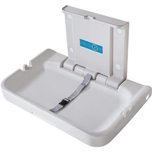 modunful Fasciatoio con scudo, fasciatoio montato a parete, fasciatoio per WC commerciali (orizzontale)