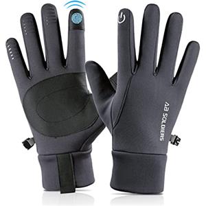 flintronic Guanti Invernali Ciclismo Uomo Donna-Touch Screen Pile Polare, Antivento, Impermeabile e Antiscivolo Tenere Caldo Unisex Guanto per Trekking/Sport Scooter/Bici/Moto/Mtb Corsa/Sci(L,XL)