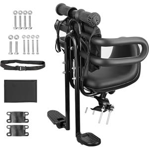 ZUKKA Seggiolino anteriore per bicicletta per bambini, con manico per guardrail, per adulti, bicicletta, per bambini, per bambini