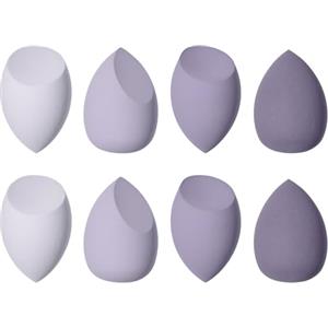 Carehabi Spugna Trucco, 8 Pz Spugnette Trucco Spugna Fondotinta Per Fondotinta, Cipria Liquida, Ecc., Blender Make Up è Disponibile In 3 Forme Per Soddisfare Le Vostre Esigenze-Viola