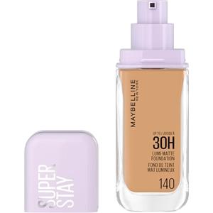 Maybelline New York - Fondotinta liquido a lunga tenuta - Ultra-resistente - Finitura opaca luminosa - Arricchito con aminoacidi - Tutti i tipi di pelle - Superstay 30H Lumi-Matte - Tonalità: 140-35ml