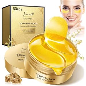 Whaline 60 Pezzi Patch Occhi per Ridurre Occhiaie e Borse, Collagene per Un Effetto Tonificante, Cura Del Contorno Occhi Senza Età