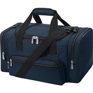 ZZY Piccola Borsa per Palestra 25L Borsone da Viaggio Portare su Borsa Sportiva per il Viaggio di Fine Settimana (Blu Marina, 25L)