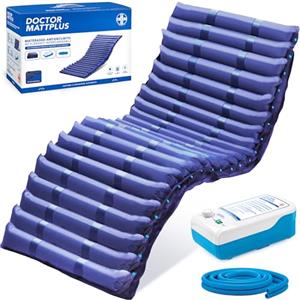 AIESI® Materasso Antidecubito ad elementi intercambiabili con compressore regolabile a ciclo alternato DOCTOR MATTPLUS, 22 elementi, Portata 150 Kg, Silenzioso, Garanzia Italia 24 mesi