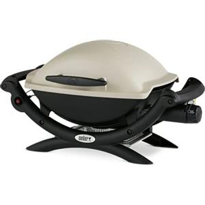 Weber Q1000 Gasgrill Titan für Gaskartuschen