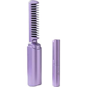 Generico Spazzola Stira Capelli - Portatile Ricaricabile USB di Bellezza,Spazzola Lisciante Per Capelli | Uso Quotidiano Casa Viaggio Salon Matrimonio Da Sposa Festa Festival Vacanza Estate Spa