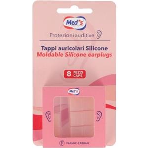 FARMAC-ZABBAN SpA Tappo auricolare in silicone scatola 8 pezzi - MEDS - 939328732