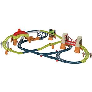 Fisher-Price Thomas e i suoi amici - Set da gioco 6 in 1 con Percy, locomotiva motorizzata e accessori