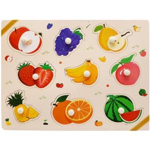 Husalsea Husalesa gioco di puzzle in legno per bambini - un gioco educativo per 1-3 anni, bambini, e un giocattolo di apprendimento divertente e interattivo per famiglie e scuole