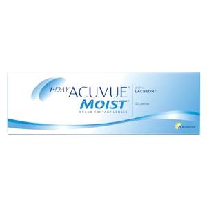 Acuvue 1-DAY Acuvue MOIST con tecnologia LACREON; Lenti a contatto giornaliere; Protezione UV;-3.75 diottrie; BC 8.5; DIA 14.20; 30 lenti