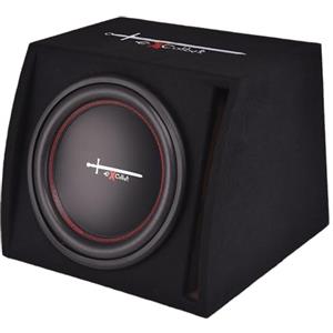 Excalibur Boombox Subwoofer Auto Passivo 12 30cm, Cassa Bass Reflex 1000 Watt Max, Box Rivestito Moquette Nera, Altoparlante Tuning Potente, Bassi Profondi e Vibranti per Bagagliaio