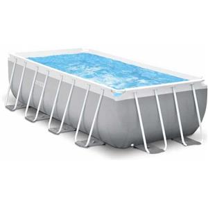 INTEX Piscina PRISM METAL FRAME rettangolare cm 400x200x122h con pompa filtro