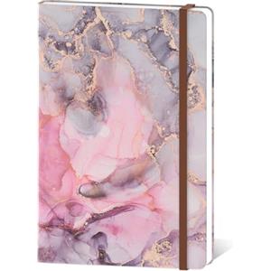 Hnogri Taccuino a righe, Diario con copertina rigida per donne, 160 pagine di carta spessa, formato medio 14,5 x 21,3 cm, quaderno a righe A5 estetico e carino per la scrittura, il lavoro.