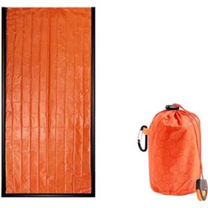 Zwenjuan Sacco a Pelo da Bivacco,Sacco a Pelo di Emergenza,Coperte di Pronto Soccorso, Tenda di Emergenza Impermeabile,Ultraleggero,Protezione Dal Freddo per Campeggio All'aperto (213 * 91 cm)