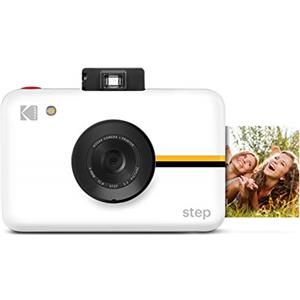 KODAK RODIC20AMZW Step Fotocamera | Camera digitale istantanea, sensore d'immagine 10 MP, tecnologia ZINK Zero Ink, mirino classico, flash integrato e 6 modalità immagine | Bianco