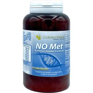 GOLDEN WAVE NO MET AMINO GOLDEN FORMULA - Integratore Alimentare con Amminoacidi Essenziali e Alga Spirulina, 116 g