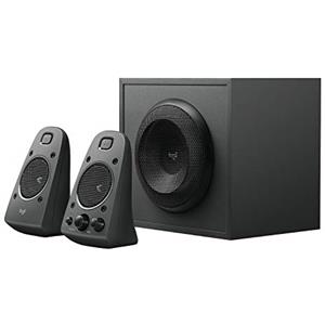 Logitech Z625 THX 2.1 Sistema di Altoparlanti con Subwoofer, Certificato THX, 400 Watt, ‎Bassi Profondi, Multidispositivo, 3.5 mm e RCA, Presa EU/IT, PC/PS4/Xbox/Lettore ‎DVD/TV/Smartphone/Tablet