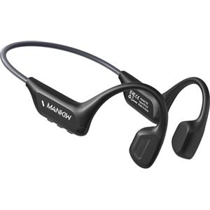 MANKIW Cuffie Conduzione Ossea, IP68 Cuffie Open Ear Bluetooth 6.0, Auricolari Conduzione Ossea per Fitness, Corsa, Auto, Escursionismo