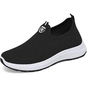 Generico Scarpe Donna Scarpe da Ginnastica Senza Lacci Camminare Slip On Comode Sneakers Tennis Sportive Leggere Basse Morbide Palestra Lavoro Fitness Running Shoes