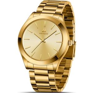 LN LENQIN Orologio Uomo in Acciaio Inossidabile Impermeabile Analogico al Quarzo Design Aziendale di Moda