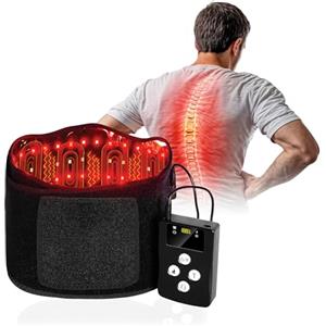 Nebula Cintura A Infrarossi LED | Lampada A Infrarossi Portatile Da 16W Con Modalità Vibrazione, Calore, Timer E Illuminazione | Lampada LED Resistente | Nero