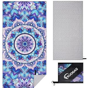 KUOGAS Telo Mare xxl 200×100 cm, Asciugamano Grande In Microfibra Ad Asciugatura Rapida, Telo Bagno Senza Sabbia, Coperta Da Spiaggia Donna