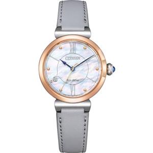 CITIZEN Orologio analogico al quarzo da donna con cinturino in acciaio inox EM1074-15D, argento, misura unica, cinghia