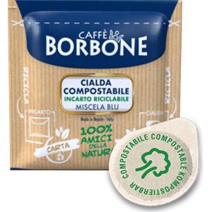 Borbone 50 Cialde Compostabili Caffè BORBONE Miscela Blu