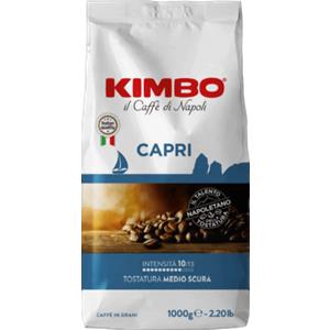 Kimbo Caffè In Grani Miscela Capri 1kg - Gusto Intenso e Aromi Delicati