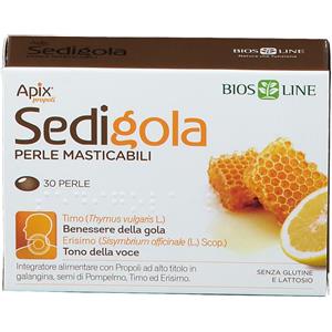 BIOS LINE SpA Bios Line, Apix Propoli Sedigola, 30 Perle Masticabili