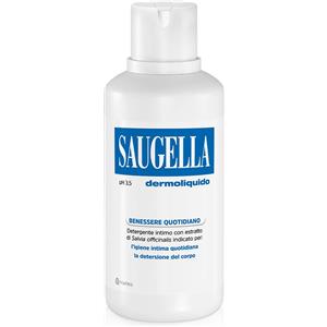 Saugella Dermoliquido pH 3.5 - Detergente Intimo Rinfrescante e Tonificante per Donna, 500 ml