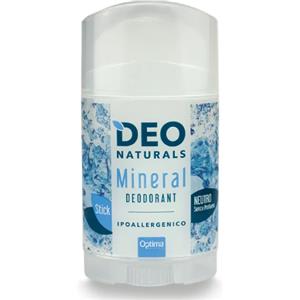 Optima Naturals Deonaturals Stick Deodorante Ipoallergenico 100g - Senza Parabeni e SLS, con Allume di Potassio