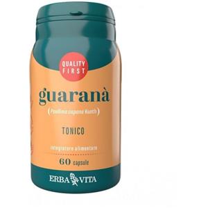 ERBA VITA GROUP SpA Erba Vita Guaranà 60 Capsule - Integratore alimentare ad effetto energetico