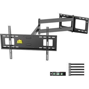 FORGING MOUNT Supporto a Parete per TV con Braccio Articolato Extra Lungo 1090 mm per Schermi TV Piatti/Curvi da 37-80 Pollici, Inclinabile, Rotabile, Max VESA 600x400mm, Portata 50KG