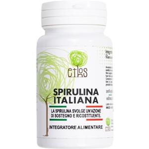 ETHOS Spirulina Compresse - Alga Spirulina Prodotta e Confezionata in Italia, Superfood Naturale comodo, Integratore Alimentare Vegan, Ricca di Ficocianina e Proteine,120 Compresse da 400mg (1 Pezzo)