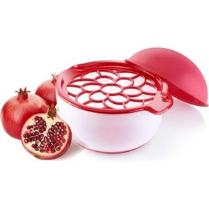 Avilia Pulisci Sgrana e Spremi Melograno 3 in 1 Senza BPA - Separatore Semi, Estrazione Succo e Contenitore per Conservazione Succo Naturale