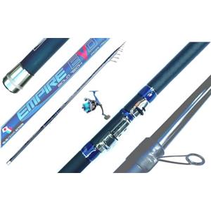 Generico Kit Canna Pesca Teleregolabile 7 Metri + Mulinello con Filo Trota Torrente Fiume Carbonio 7Mt 7m
