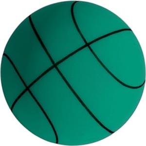 Générique Silent Basketball - Aggiornamento 2025 Dribble Dream Quiet Pallacanestro | Pallacanestro silenzioso in PU | Pallone da allenamento in sala con borsa a rete | Pallone da allenamento interno in schiuma