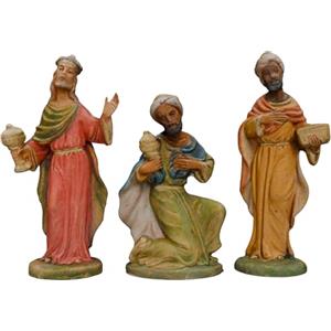 ICE TOYS Misura Statuette del Presepe Tradizionali, Set di 3 Pezzi, 14-18 cm, Fatto in Italia (SET 1, 18CM)
