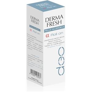 Dermafresh Alfa Pelle Allergica, Deodorante Roll On Ipoallergenico, Senza Alcol e Senza Profumo, 75 ml