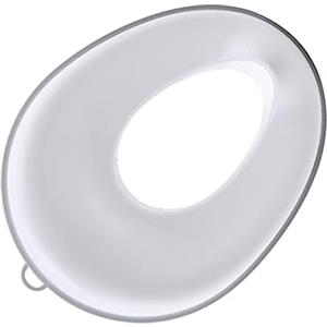 WEKAMOS Anello Per L'addestramento Al Vasino e Sedile Wc Per Bambini Piccoli, Riduttore Ergonomico Bianco Antiscivolo Per Bagno, Seggiolino Stabile e Comodo Per Bimbi in Crescita