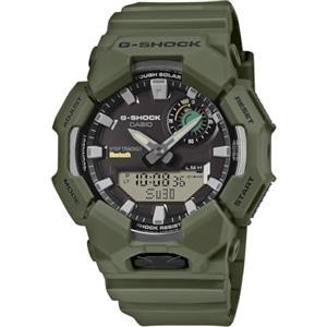 Casio G-Shock Orologio Multifunzione Uomo, Verde Militare, Bluetooth, Step Tracker, Tough Solar, Shock Resist, Modello GA-B010-3AER