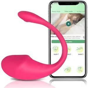 PassioneSegreta Vibratore Controllabile da App - Stimolatore Vaginale Donna con 10 Modalità, Ricaricabile USB, Silenzioso, Impermeabile, Silicone Medico - Sex Toy a Distanza PassioneSegreta