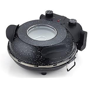 Zephir Fornetto elettrico per Pizza Diametro 30 cm Oblò Nero ZHC333