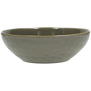 Rose & Tulipani - Insalatiera Grigio Tortora Ø 26 cm in Stoneware - Linea Concerto di Colori