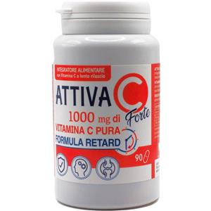 Pharmalife Research Attiva C Forte - Integratore con Vitamina C e Riboflavina, 90 Compresse