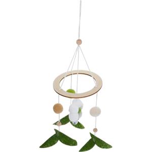 Generico Mobile per Culla - A Tema Floreale con Giocattolo Appeso | Decorazione Nursery Boho Cucita A Mano, Sonaglio Con Carillon Per Camera Da Letto, Culla, Box E Appendiabiti