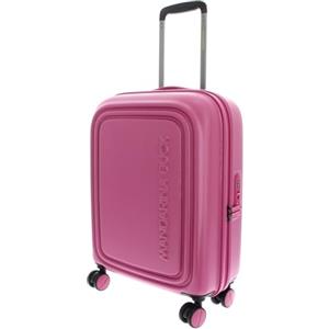 Mandarina Duck LOGODUCK + Trolley Cabin, Rosso viola., Linea iconica di Mandarina Duck in policarbonato